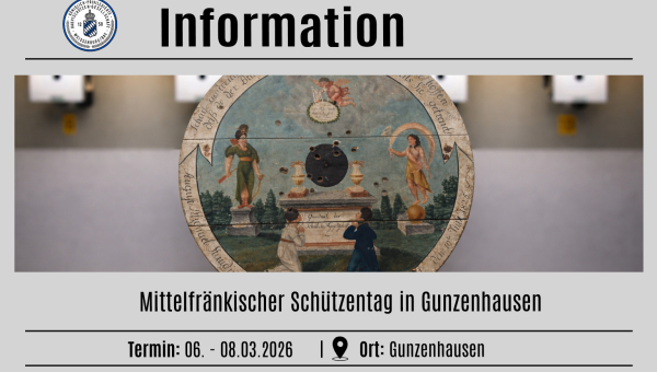 Der Mittelfränkische Schützentag in Gunzenhausen steht bevor