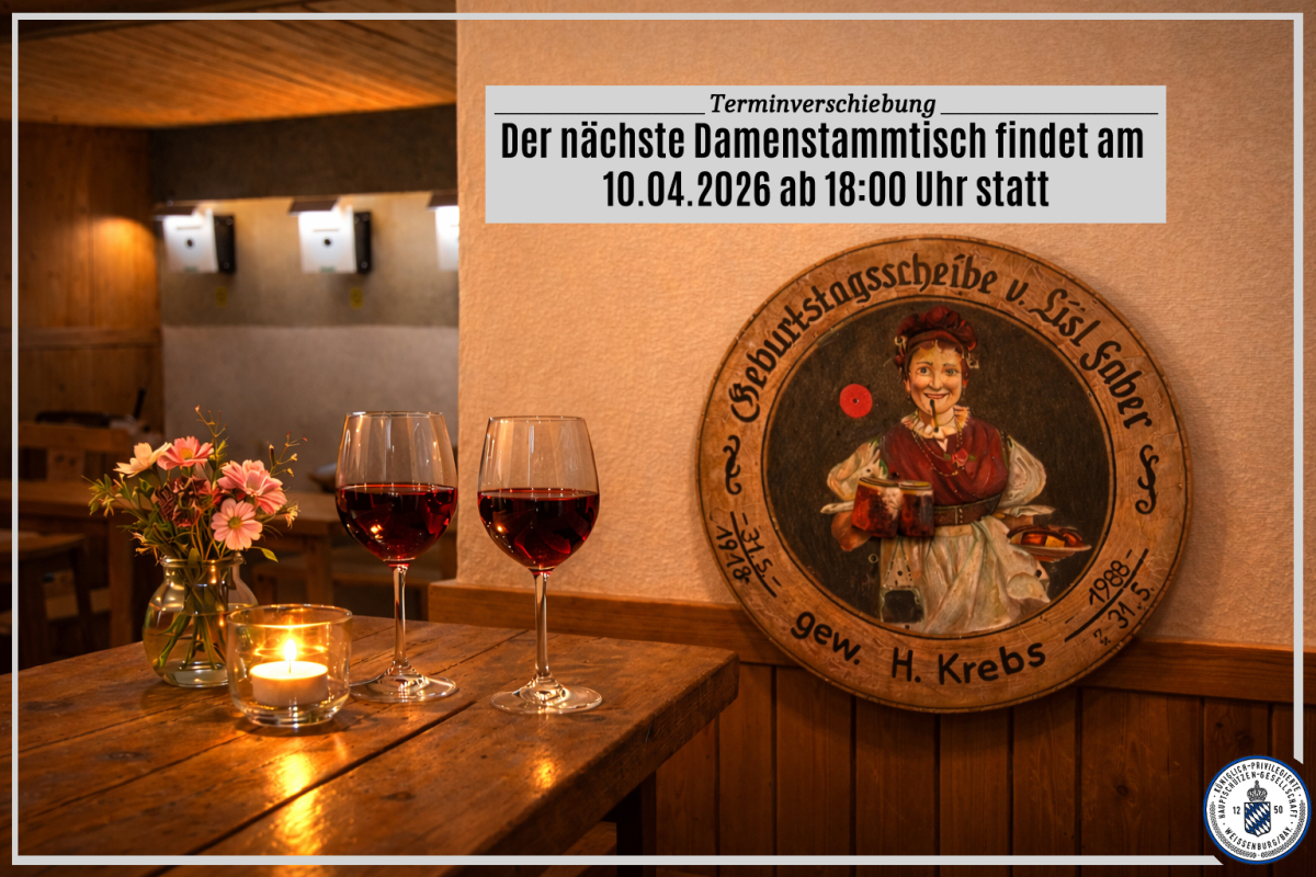 Wichtiger Hinweis - Damenstammtisch